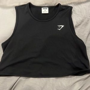 Gym shark black tee